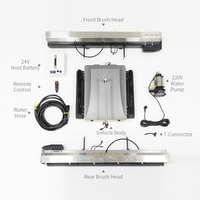 Robot de nettoyage de panneaux solaires photovoltaïques, machine de lavage à haute pression automatique, nettoie les panneaux solaires