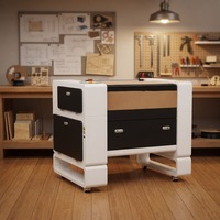 Machine de découpe et de gravure au laser CO2, vitesse de gravure de 400 mm/s pour le bois, l'acrylique, le cuir, le papier et les travaux manuels