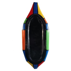 Bateau gonflable Packraft Hovercraft Waterplay Craft Paddle Drifting en TPU/PVC avec fermeture éclair Tizip pour une personne - Product Image 6