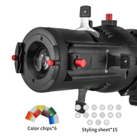 Snoots coniques condenseur optique focalisé Snoot faisceau lumineux cylindre Bowen Mount Checkpoint pour projecteur Led