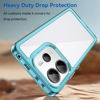 Coque de téléphone en TPU transparente de couleur bonbon pour Xiaomi Redmi Note 14 14Pro 4G
