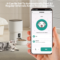 Distributeur Automatique de Nourriture pour Chats et Chiens Elecpet Tuya Smart Wifi Avancé avec Rappels Programmés et Contrôle par Application Téléphonique