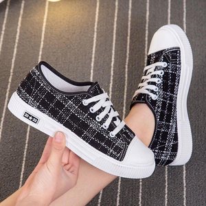 Zapatillas de Lona Transpirables para Mujer, Moda 2026, Primavera, Nuevas, Planas, Casuales, Estilo Coreano, para Estudiantes, Uso Diario - Product Image 1