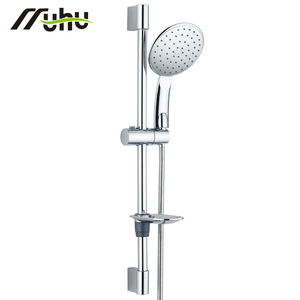 Kit de <span class=keywords><strong>douche</strong></span> compact tout-en-un avec barre de <span class=keywords><strong>douche</strong></span> coulissante, pommeau de <span class=keywords><strong>douche</strong></span> réglable à haute pression et économie d'eau, tuyau et porte-savon - Product Image 2