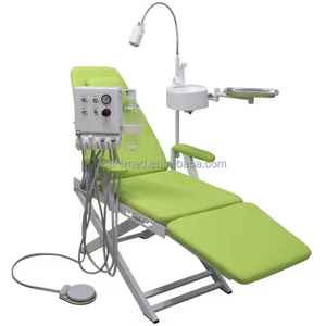 Sillón Dental Plegable de Lujo para Uso Clínico, con Turbina, Construcción de Acero Inoxidable y Plástico - Product Image 5