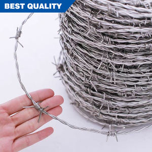 Pagar Kawat Berduri Buatan China 2026 Berkualitas Tinggi Kawat Berduri Galvanis Celup Panas Anti-panjat - Product Image 5