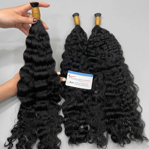 Meilleures ventes Cheveux humains bouclés en vrac Couleur noire naturelle 100% cheveux Remy - Product Image 2