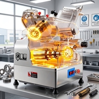 Nouvelle machine industrielle polyvalente pour la découpe de chips, viande, pain, fromage, manioc, carotte, bacon, hot-dog, pains, avec réglage de la taille de coupe