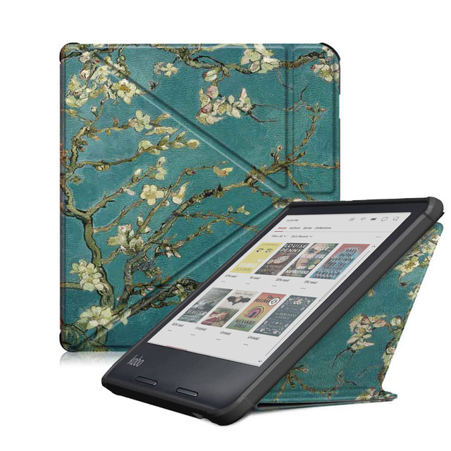 For Kobo Clara Ultra-Thin TPU Shell with Sleep/Wake Cover Phone Grip E-Reader Case for HD/Color/2E 6" Custom Design
