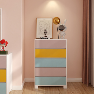 Set di Mobili Moderni <span class=keywords><strong>in</strong></span> <span class=keywords><strong>Legno</strong></span> per <span class=keywords><strong>Camerette</strong></span> da Bambina ad Altezza Regolabile per Appartamento Casa Hotel o Villa - Product Image 3