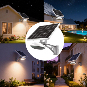 IP65 LED <span class=keywords><strong>Radar</strong></span> Inductie Geïntegreerde zonne-tuinlamp Afstandsbediening Automatische helderheidsaanpassing 3 jaar garantie - Product Image 6