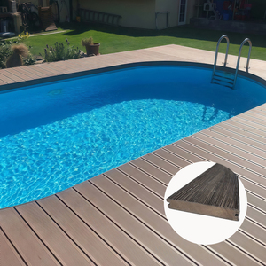 Revêtement <span class=keywords><strong>de</strong></span> sol extérieur moderne en PVC ASA, texturé 3D, co-extrudé, léger, durable 5 ans, écologique, antidérapant, ignifuge, pour <span class=keywords><strong>jardin</strong></span> - Product Image 1
