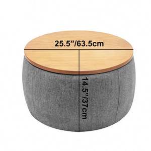 Organizador de Almacenamiento de Tela Personalizado, Contenedor Redondo con Tapa, Organizador Decorativo de Alta Calidad - Product Image 4