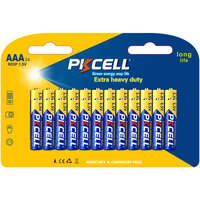 Pilas de Alta Resistencia R03P 1.5v Um4 R03p AAA, Pilas de Zinc-Carbón de Celda Seca Tamaño AAA