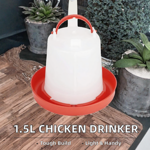 Nuevo <span class=keywords><strong>Bebedero</strong></span> Automático de Plástico para Aves de Corral, Gallinas y Animales de Granja, de 1.5L - Product Image 2