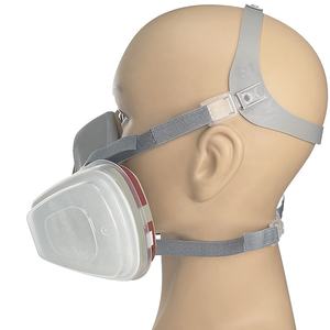 Masker gas Anti debu, Respirator penyemprot cat kualitas terbaik, masker Gas organik 6200, masker setengah wajah - Product Image 3