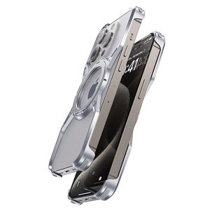 Custodia a forma di anello magnetico in alluminio 16 Pro Max per <span class=keywords><strong>IPhone</strong></span> 14 Pro Business Design con fonecase senza confini - Product Image 5
