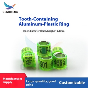 2025 Aluminium Plastic Duivenvoetring Identificatieringdrager Voor Fci Vereniging Buitenlandse Duivenring-Vogelbenodigdheden - Product Image 5