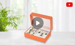 Woman Gift Box Set Custom Logo <b>Watch</b> and Necklace Valentine Luxury Girl's Gift Set for Women - Product Image 5