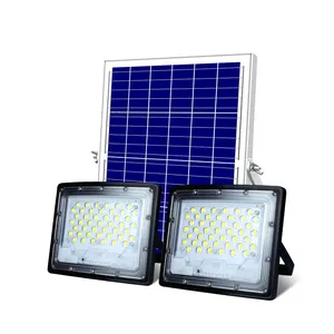 Yüksek kalite yeni açık Led güneş enerjili projektör 60w 80w 120w 150w 160w 200w 240w 250w 300w fiyat uzaktan kumanda ile