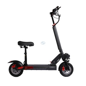 Scooter Eléctrico Plegable para Adultos de 400W 4Ah 40-60km con Asiento, Marco de Fibra de Carbono, Batería de Litio - Product Image 3