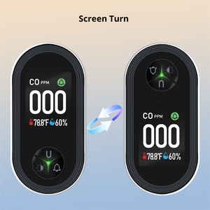 3-in-1 Smart Home Carbon Monoxide Temperature Humidity Sensor IPS for Kitchen <strong>Garage</strong> Hotel Combustible Gas Detection <strong>Alarm</strong> - Product Image 5