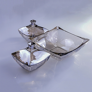 En gros Cristal de luxe En Verre bocal de bonbons avec couvercle - Product Image 6