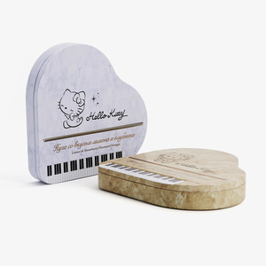 Tùy Chỉnh Hình Trái Tim Kim Loại Bánh Hộp Đám Cưới Hộp Kẹo, Sang Trọng Valentine Của Ngày/Valentine Của Ngày Sô Cô La Kẹo Jar - Product Image 3