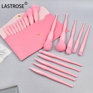 Juego de Brochas de Maquillaje de 11 Piezas, Brochas Cosméticas Premium para Base, Rubor, Corrector, Sombra de Ojos, Cejas, Iluminador, Brochas de Maquillaje Rosas - Product Image 6