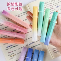 Juego de Marcadores Pastel con Punta Oblicua, 12 Colores para Codificación por Colores, Planificación y Diario