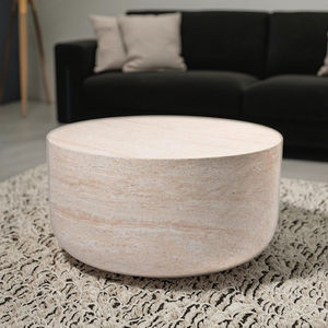 Design moderne personnalisé et table de canapé en béton beige naturel durable pour salle à manger, café ou canapé du Vietnam - Product Image 4