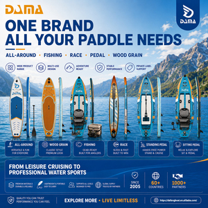 Planche de <span class=keywords><strong>SUP</strong></span> gonflable DAMA Trade Supply tout usage avec valve haute pression et ailerons pour le yoga, la pêche et le tourisme - Product Image 3