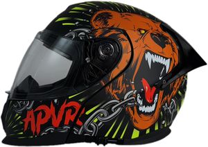 Precio de fábrica DOT & ECE Certified King of Beasts Helmet -Tiger Design, Handsome <span class=keywords><strong>Joker</strong></span> Fild-up Helmet con doble visera - Product Image 2