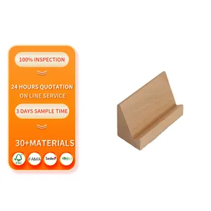 natural wooden business card holder wholesale wooden card holder cheap gift card holder for sale