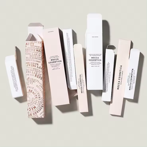 Biểu Tượng Tùy Chỉnh Hai Tuck Cuối Hộp Nền Tảng Mỹ Phẩm Son Môi Son Bóng Chăm Sóc Da Kem Ngà Hội Đồng Quản Trị Giấy Bao Bì Hộp Cho Chăm Sóc Da - Product Image 2