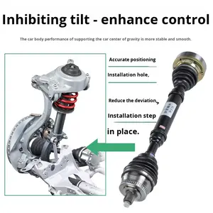 Système de <span class=keywords><strong>suspension</strong></span> automobile, nouvel ensemble de demi-arbre avant inférieur en métal pour Sagitar Lavida pour CC Magotan Polo Bora - Product Image 3