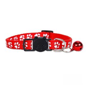 USMILEPET, superventas, estampado de pata de perro, collares para mascotas de alto estándar, diseño de cabeza de gato, <span class=keywords><strong>Collar</strong></span> de perro con estampado personalizado para accesorios para mascotas - Product Image 6