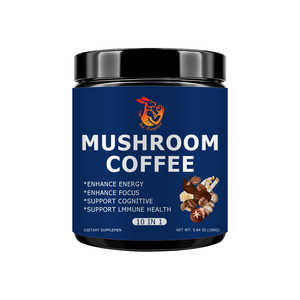 Factory Wholesale Mushroom Coffee with Lion's Mane <b>Supplement</b> Support Immune Health and Support Cognitive Mushroom Coffee Powder - Product Image 1