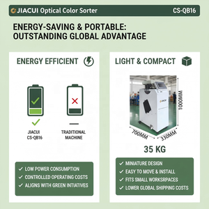 Độ chính xác cao <span class=keywords><strong>Mini</strong></span> Màu <span class=keywords><strong>SORTER</strong></span> máy cho hạt cà phê 20-260 kg/giờ giá cả phải chăng - Product Image 5