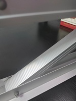 Échelle d'évacuation d'urgence en aluminium rétractable, échelles permanentes sûres et sécurisées DX-7048