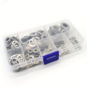 Arandelas Planas Sanya, 360 Piezas, M2, M2.5, M3, M4, M5, M6, M8, M10, Acero Inoxidable, Estándar Nacional - Product Image 3