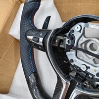 Volante de Fibra de Carbono Personalizado para BMW F12 F15 F20 F30 F32 F36 F83 M4 M3 F80 E87 E90 E92