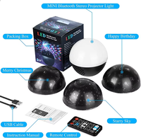 Lampes de nuit LED USB pour la maison, les bébés, les enfants, lampe lune, nébuleuse, ciel étoilé, mini projecteur d'étoiles intelligent, lampe de nuit/lampe de table/lumière LED