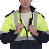 Pantalon de travail ignifuge PPE pour pompiers, 350 GSM, en coton modacrylique, résistant aux flammes, antistatique, respirant, imperméable