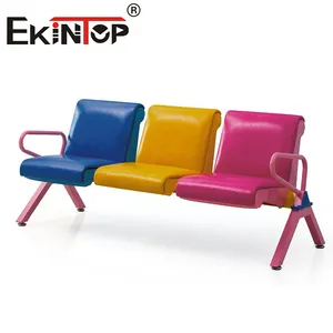 Chaise d'attente moderne en métal pour clients Ekintop Chaise d'attente moderne pour l'aéroport Chaise d'attente pour enfants