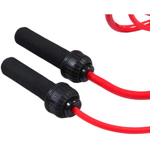 Logo personnalisé <span class=keywords><strong>Corde</strong></span> à sauter sans enchevêtrement spécifique à l'entraînement Cordes à sauter professionnelles en PVC lourdes pour le fitness avec vitesse à sauter - Product Image 5