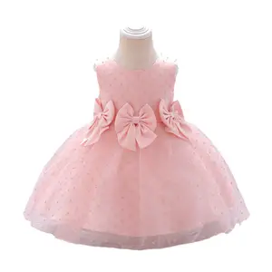 Prezzi di fabbrica princess birthday dress 2 anni toddler girls ball gowns abiti da bambina 0-3 mesi