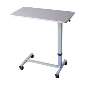 Hospital <b>Table</b> QC-562 Rectangle Hydraulic <b>Adjustable</b> Height Cross Base Mobile Bedside Use - Product Image 5