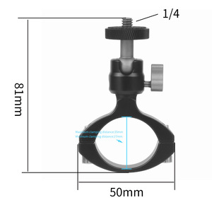 Flychao <b>Bicycle</b> Clamp 27-35mm Aluminum Alloy Quick Release Mount For Action <b>Camera</b> - Product Image 1
