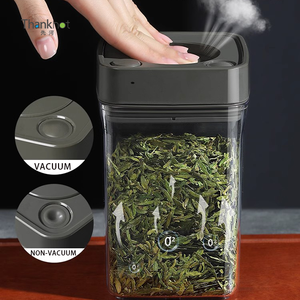 Vacare Wholesale Airtight <b>Square</b> Pet Food & Beverage Storage <b>Container</b> <b>Plastic</b> Food Grade Material Keep Fresh Customized Color - Product Image 1